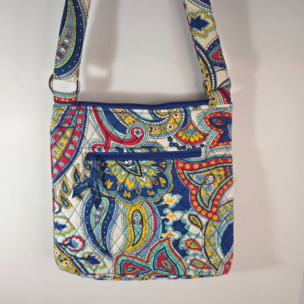 Vera Bradley Marina Paisley Hipster Crossbody Bag + Euro Wallet Set NWT - Picture 5 of 16